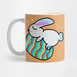 Rabbit on egg Mug